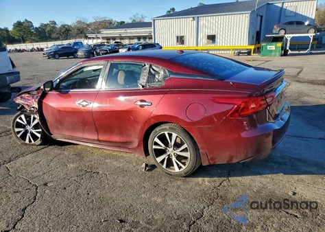2016 Nissan Maxima 3.5S z USA, uszkodzony, nr VIN 1N4AA6AP0GC426379